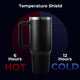 40oz Stainless Steel Tumbler with Removable Handle