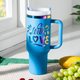 40oz Stainless Steel Tumbler with Removable Handle