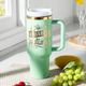 40oz Stainless Steel Tumbler with Removable Handle