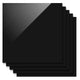 3/64“ Black Opaque Glossy Acrylic Sheet Plexiglass (10pcs)
