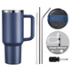 40oz Stainless Steel Tumbler with Removable Handle