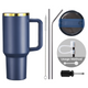 40oz Stainless Steel Tumbler with Removable Handle