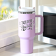 40oz Stainless Steel Tumbler with Removable Handle