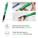 Stylus Ballpoint Pens with Multicolored LED Lights (10pcs)