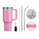 40oz Stainless Steel Tumbler with Removable Handle