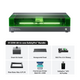 xTool S1 + 1064nm IR Laser Kit: Enclosed Diode Laser Engraver & Cutter