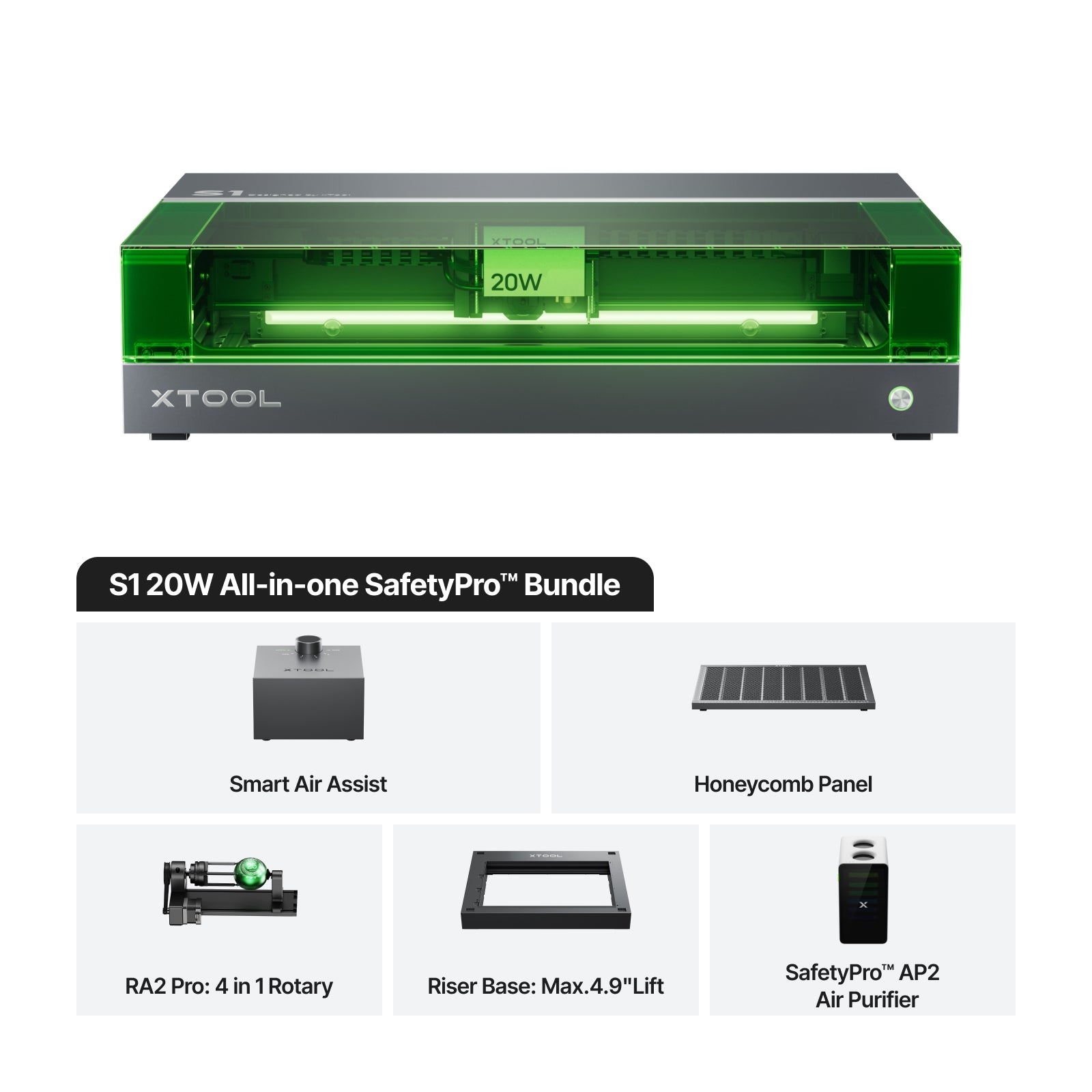 xTool S1 Enclosed Diode Laser Cutter