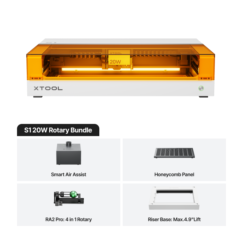 xTool S1 Enclosed Diode Laser Cutter