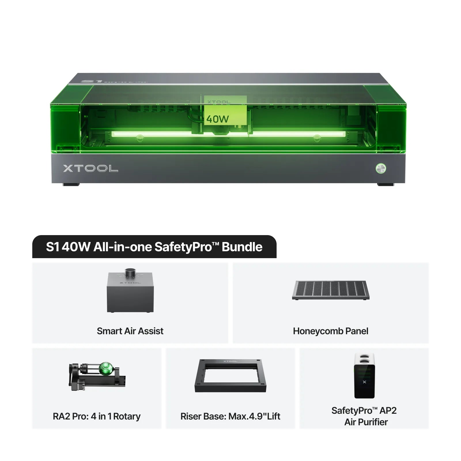 xTool S1 Enclosed Diode Laser Cutter