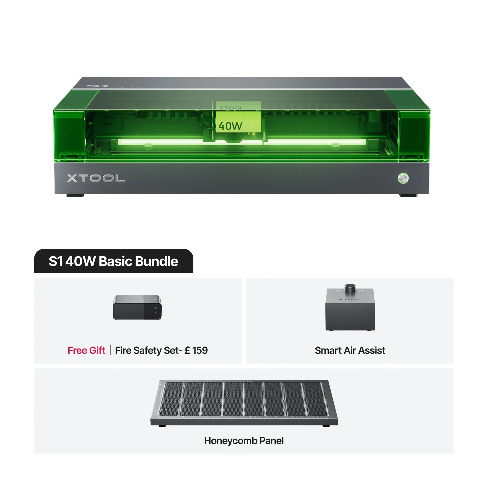 xTool S1 Enclosed Diode Laser Cutter