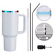 40oz Stainless Steel Tumbler with Removable Handle