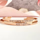 Rose Gold Cuff Bracelet (3pcs)