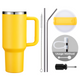 40oz Stainless Steel Tumbler with Removable Handle