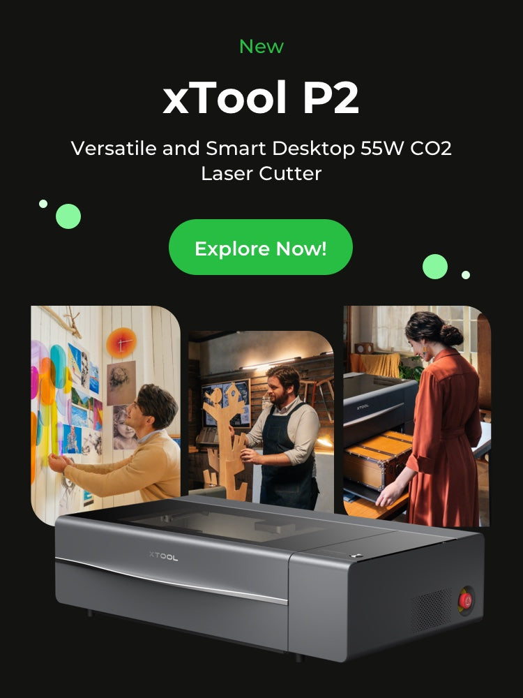 その他 XTOOL P2 xTool Laser Cutter and Engraver, Model# xTool P2 All-in-1