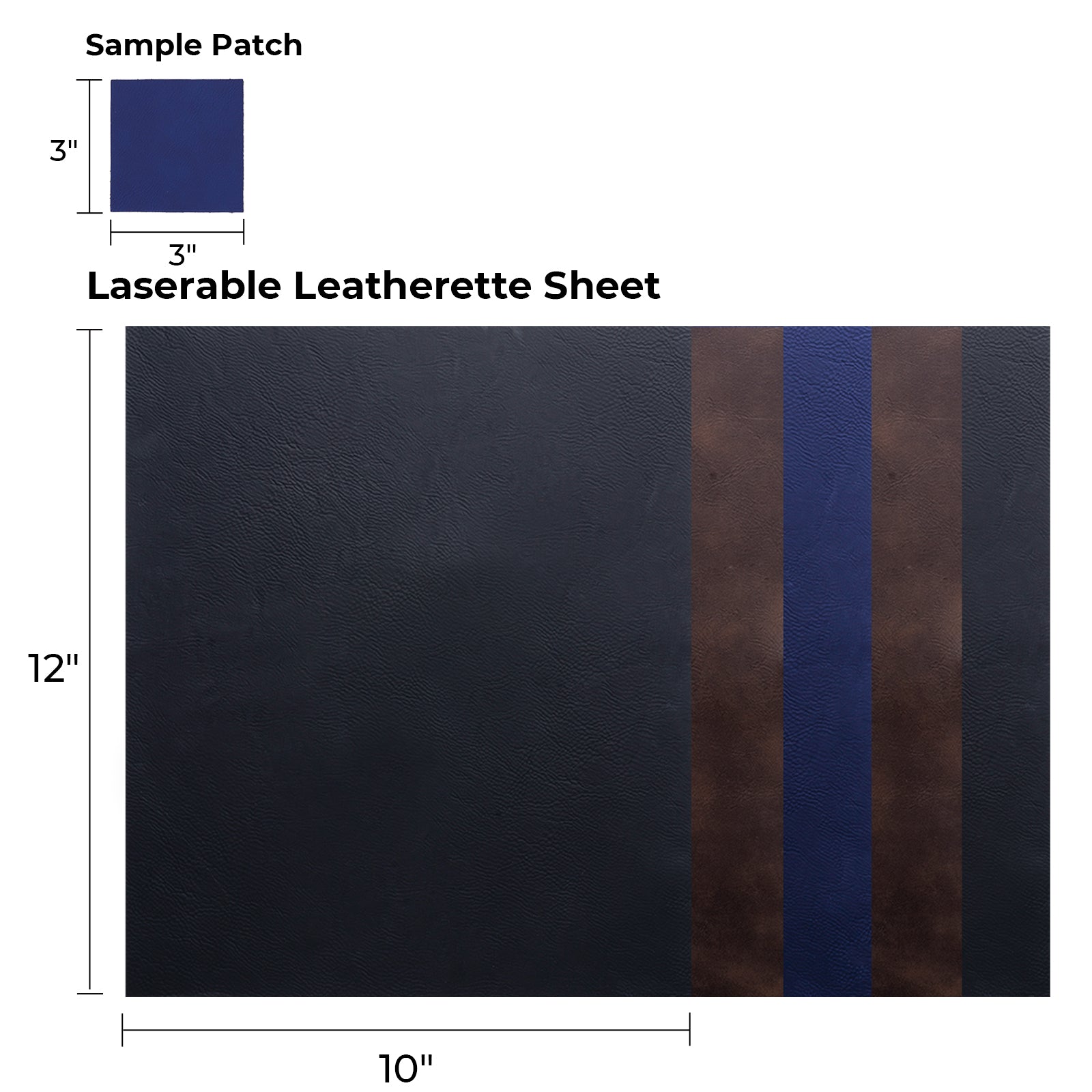 Laserable Leatherette Sheet (5pcs)