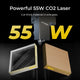 xTool P2S Or P2 55W Desktop CO2 Laser Cutter