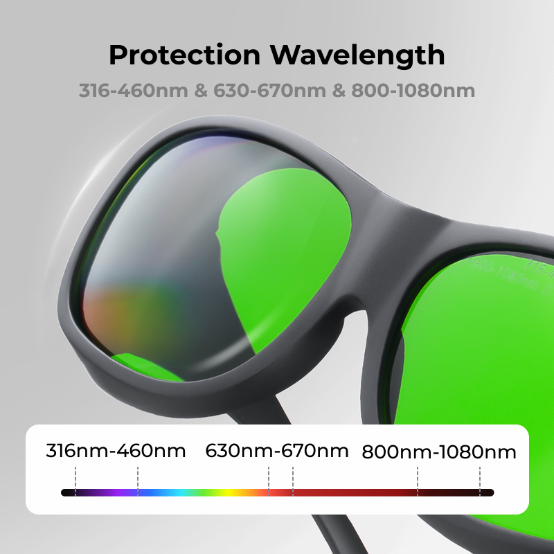 laser safety goggles uk xTool Laser Safety Goggles for 316-460nm, 630-670nm & 800-1080nm Laser
