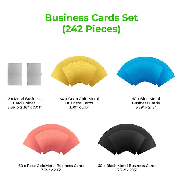 Business Cards Set (242pcs)