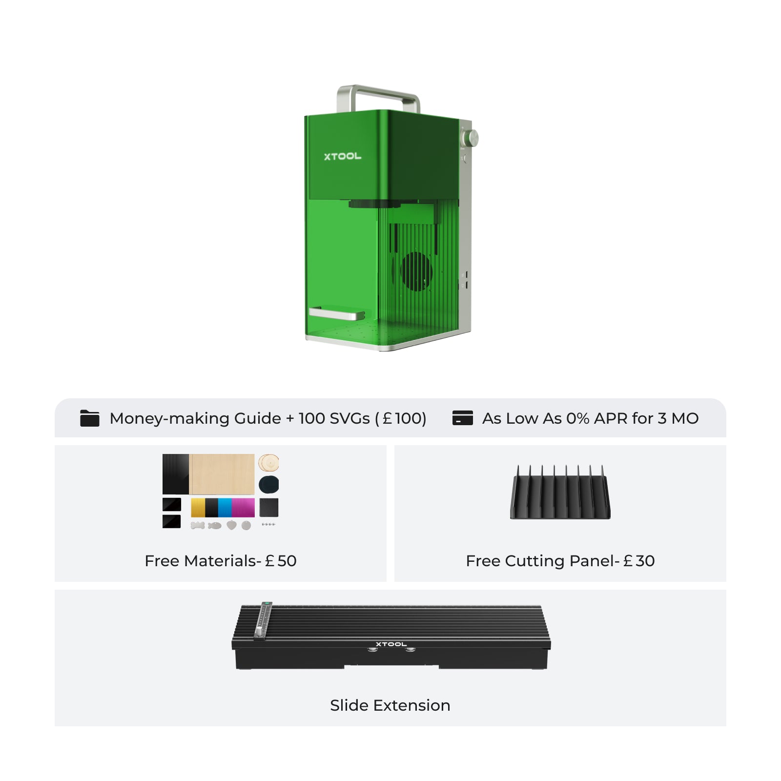 xTool F1 & F1 Lite Portable and High Speed Laser Engraver