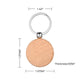 Round Wooden Keychain (10pcs)