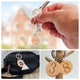 Round Wooden Keychain (10pcs)