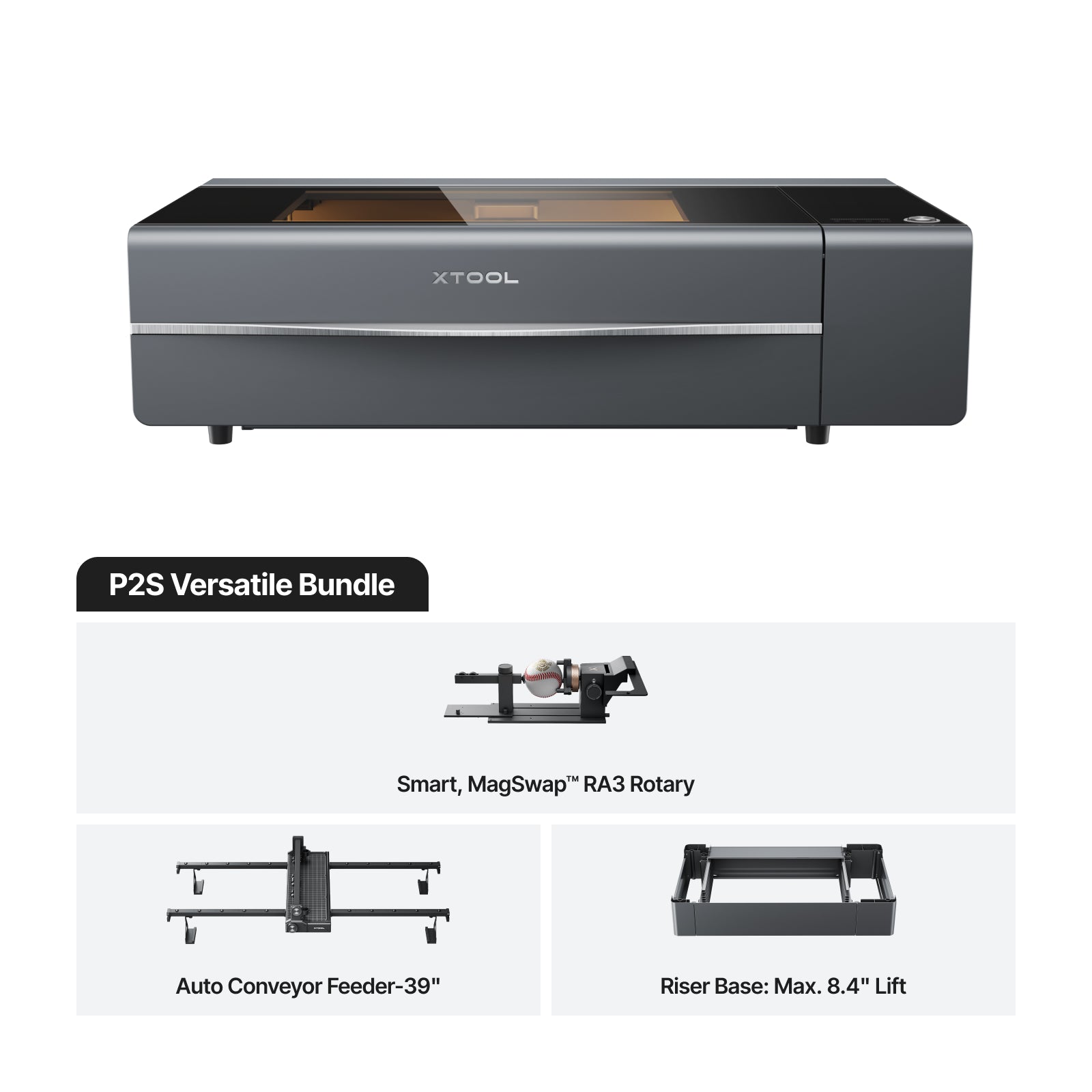 xTool P2S 55W Desktop CO2 Laser Cutter