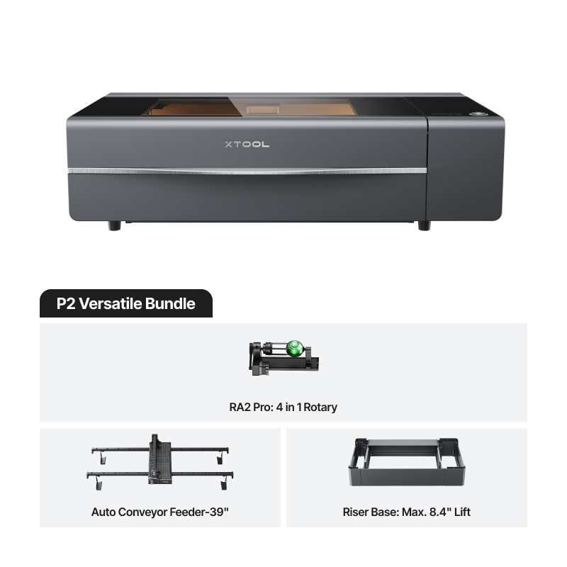 xTool P2S 55W Desktop CO2 Laser Cutter