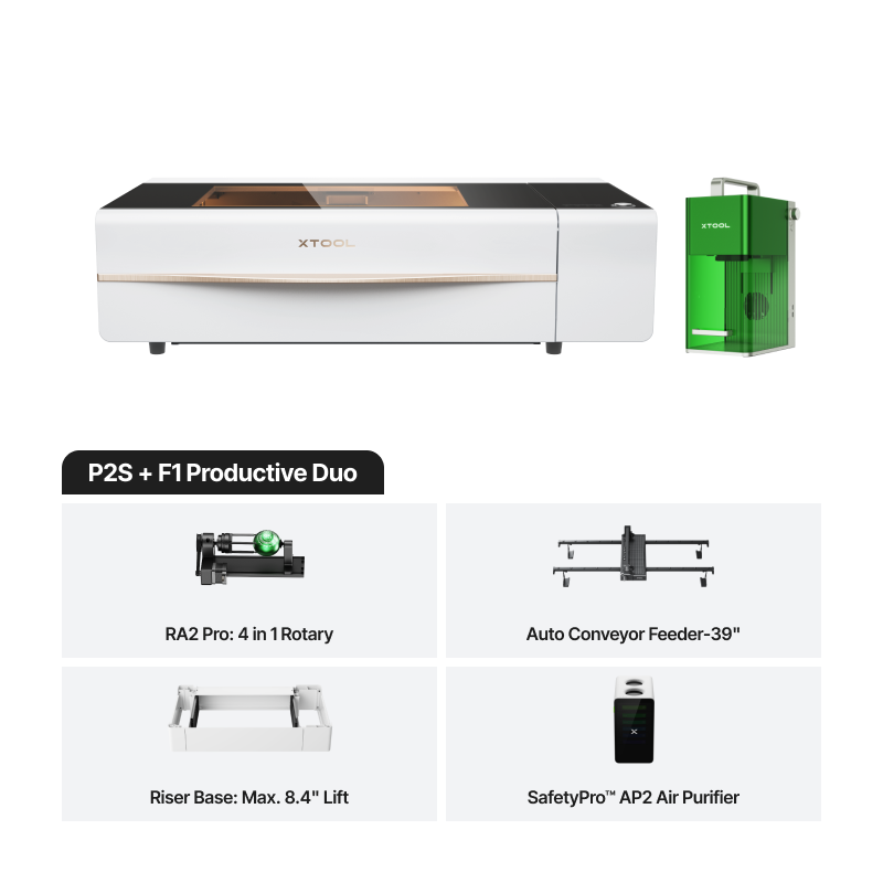 xTool P+F Series Ultimate Productive Business Duo