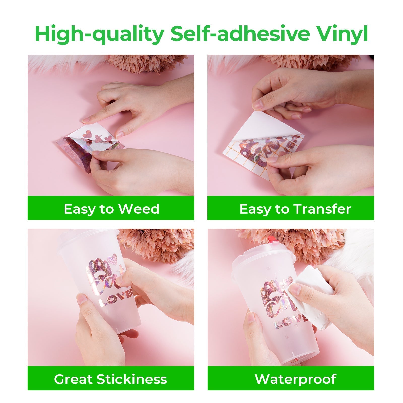 Free Self-adhesive Vinyl Kit (80pcs)
