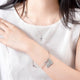 Silver Stainless Steel Necklace Bracelet Tag DIY Set
