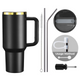 40oz Stainless Steel Tumbler with Removable Handle