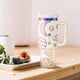 40oz Stainless Steel Tumbler with Removable Handle