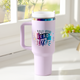 40oz Stainless Steel Tumbler with Removable Handle