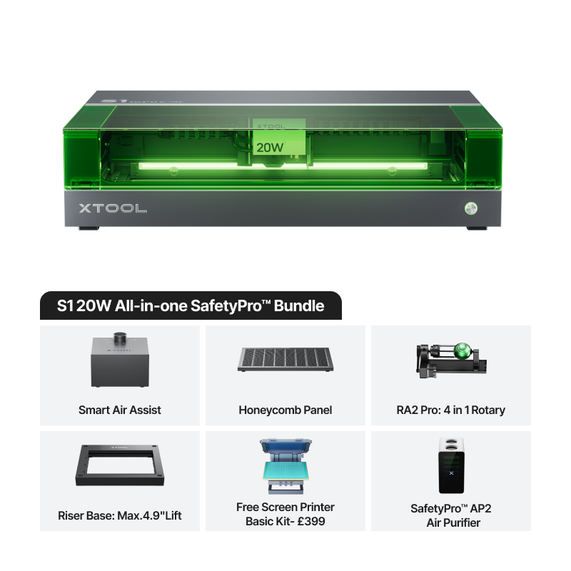 xTool S1 Enclosed Diode Laser Cutter