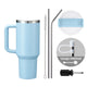 40oz Stainless Steel Tumbler with Removable Handle