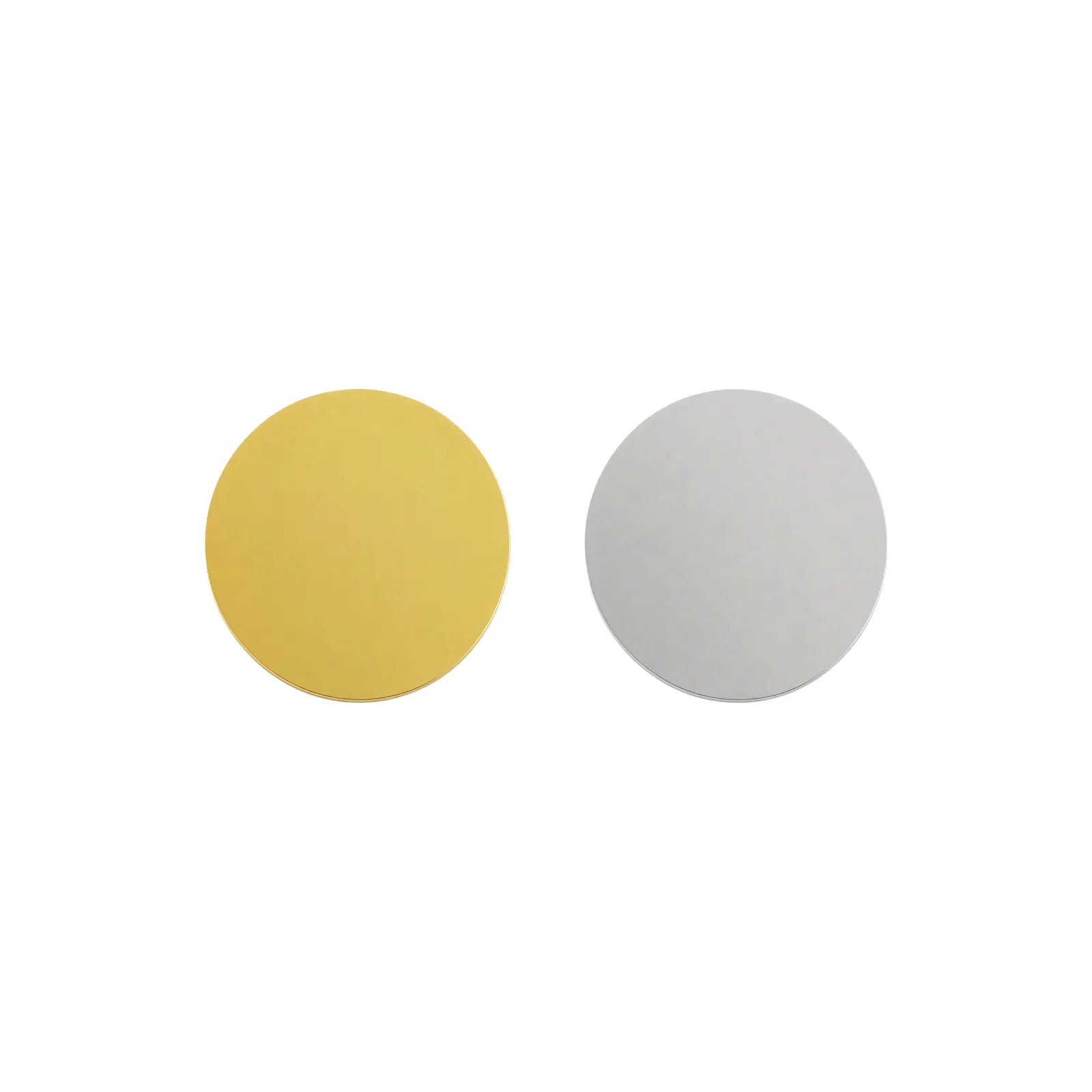 Assorted color round metal fridge magnet 10pcs 01