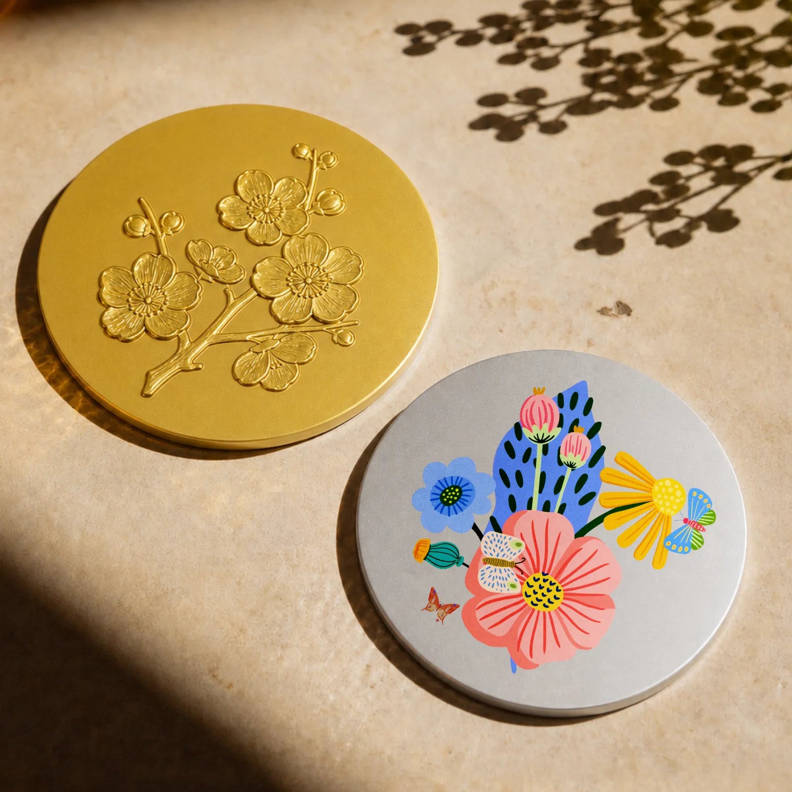 Assorted color round metal fridge magnet 10pcs 02