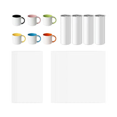 Baking Sublimation Material Starter Kit for WonderPress (110pcs)