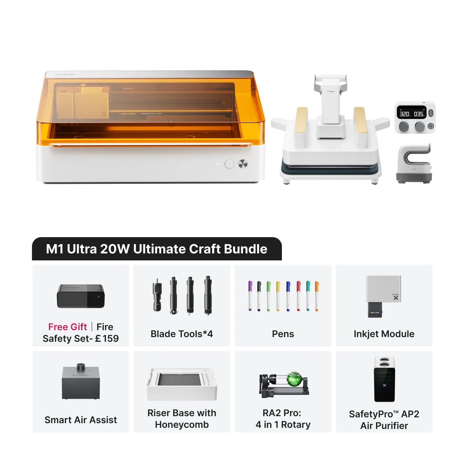 xTool M1 Ultra The World's First 4-in-1 Craft Machine