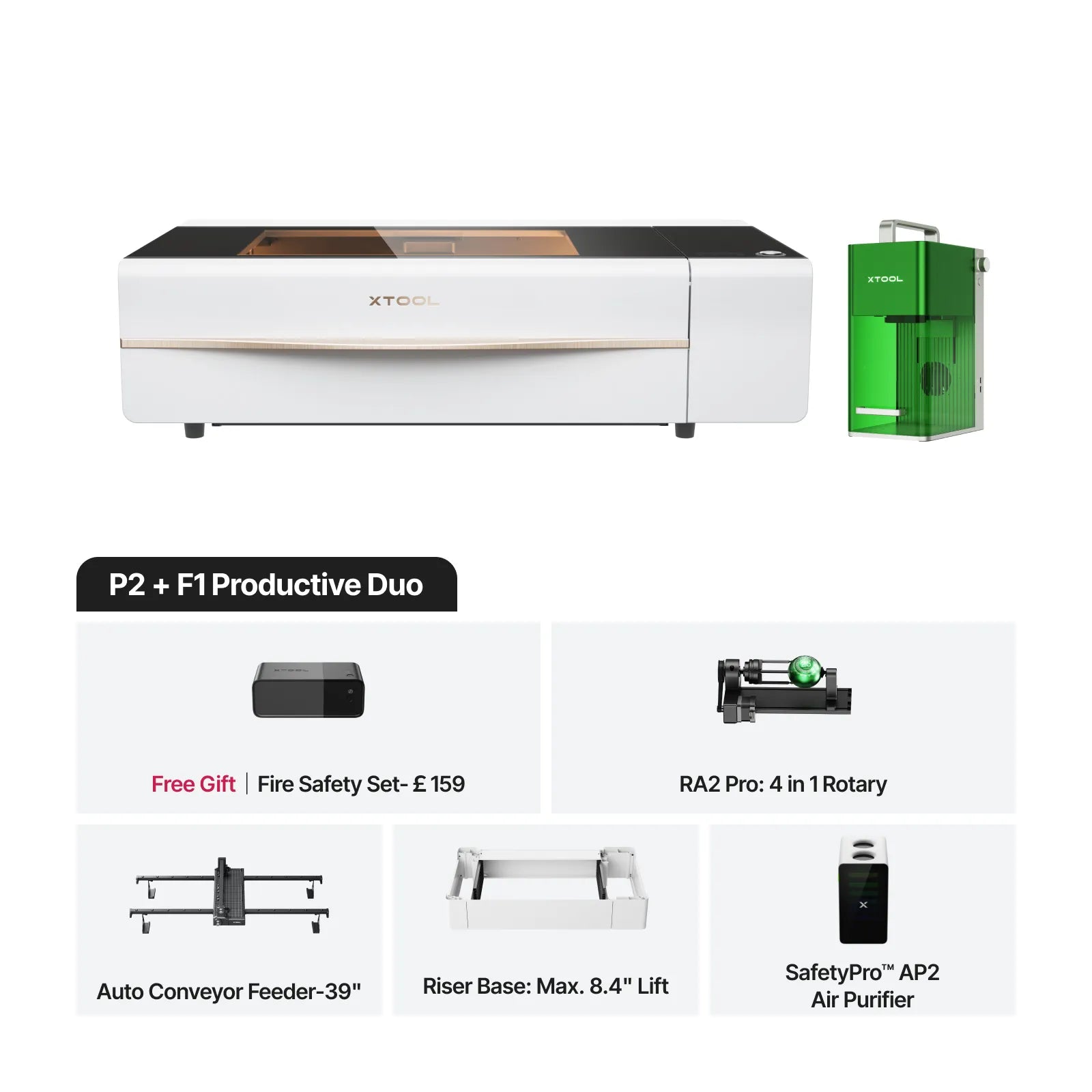 xTool P+F Series Ultimate Productive Business Duo