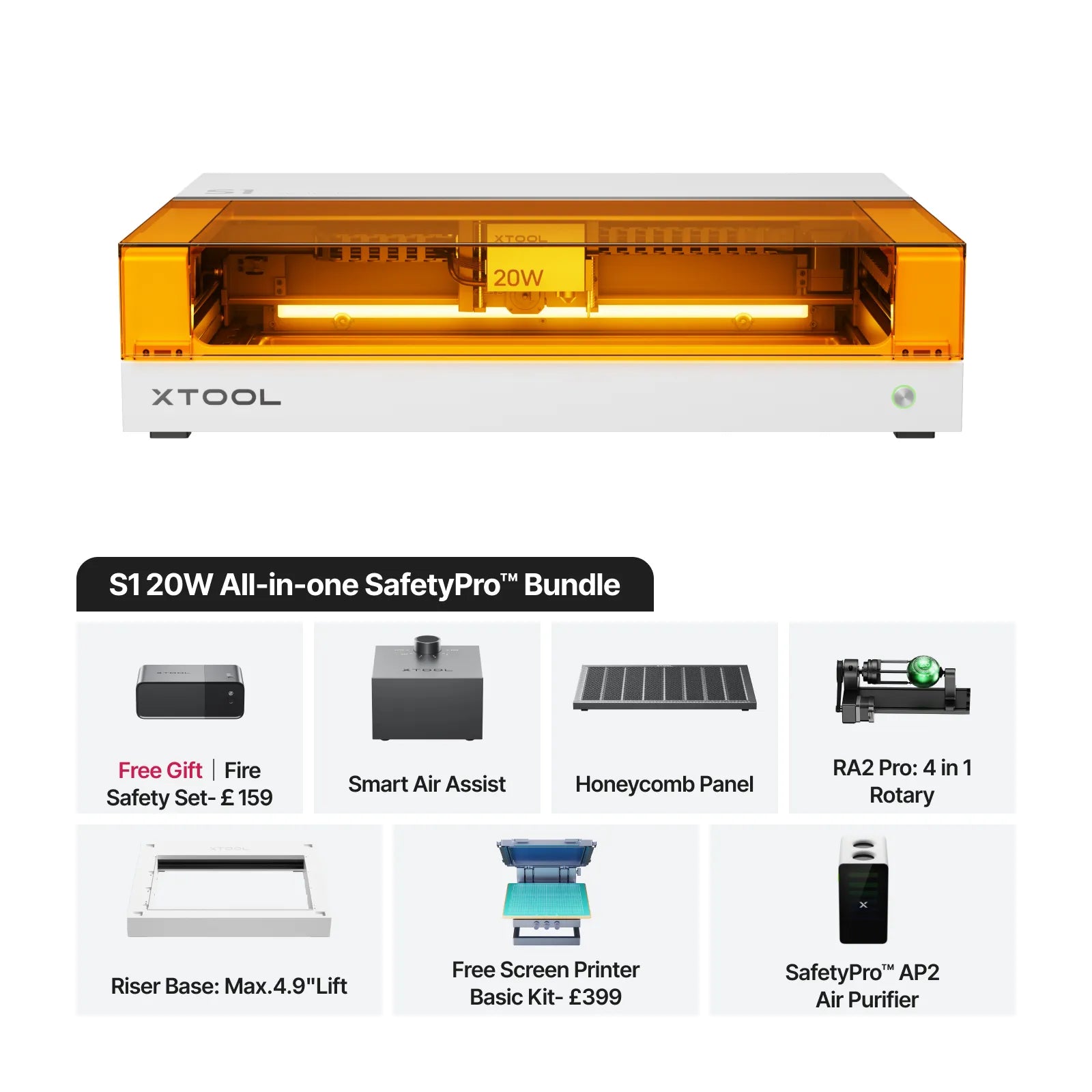 xTool S1 Enclosed Diode Laser Cutter