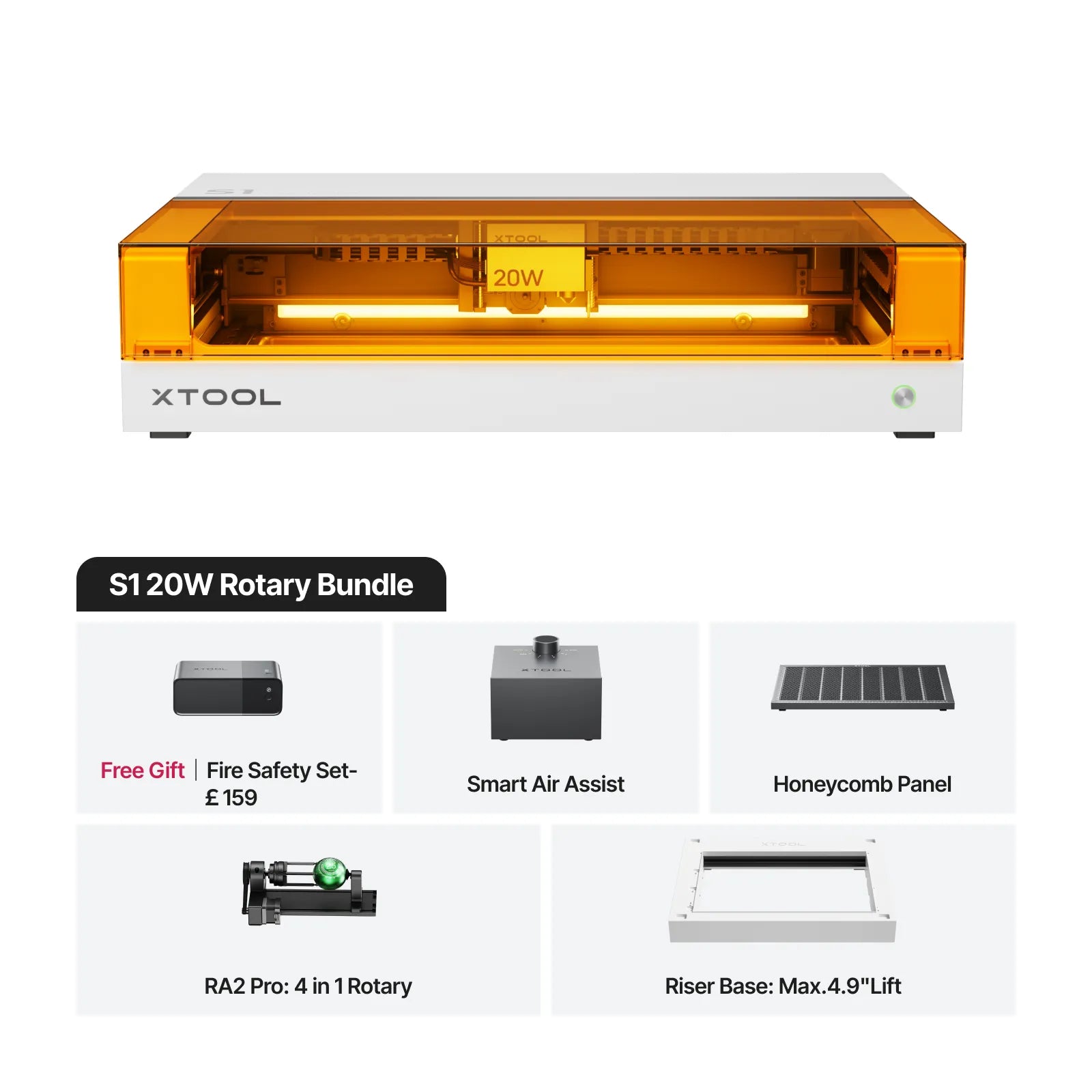 xTool S1 Enclosed Diode Laser Cutter
