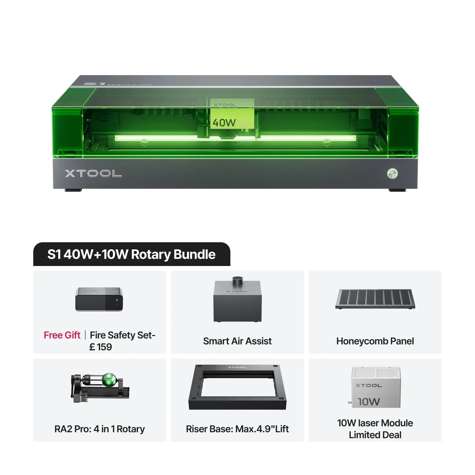 xTool S1 Enclosed Diode Laser Cutter