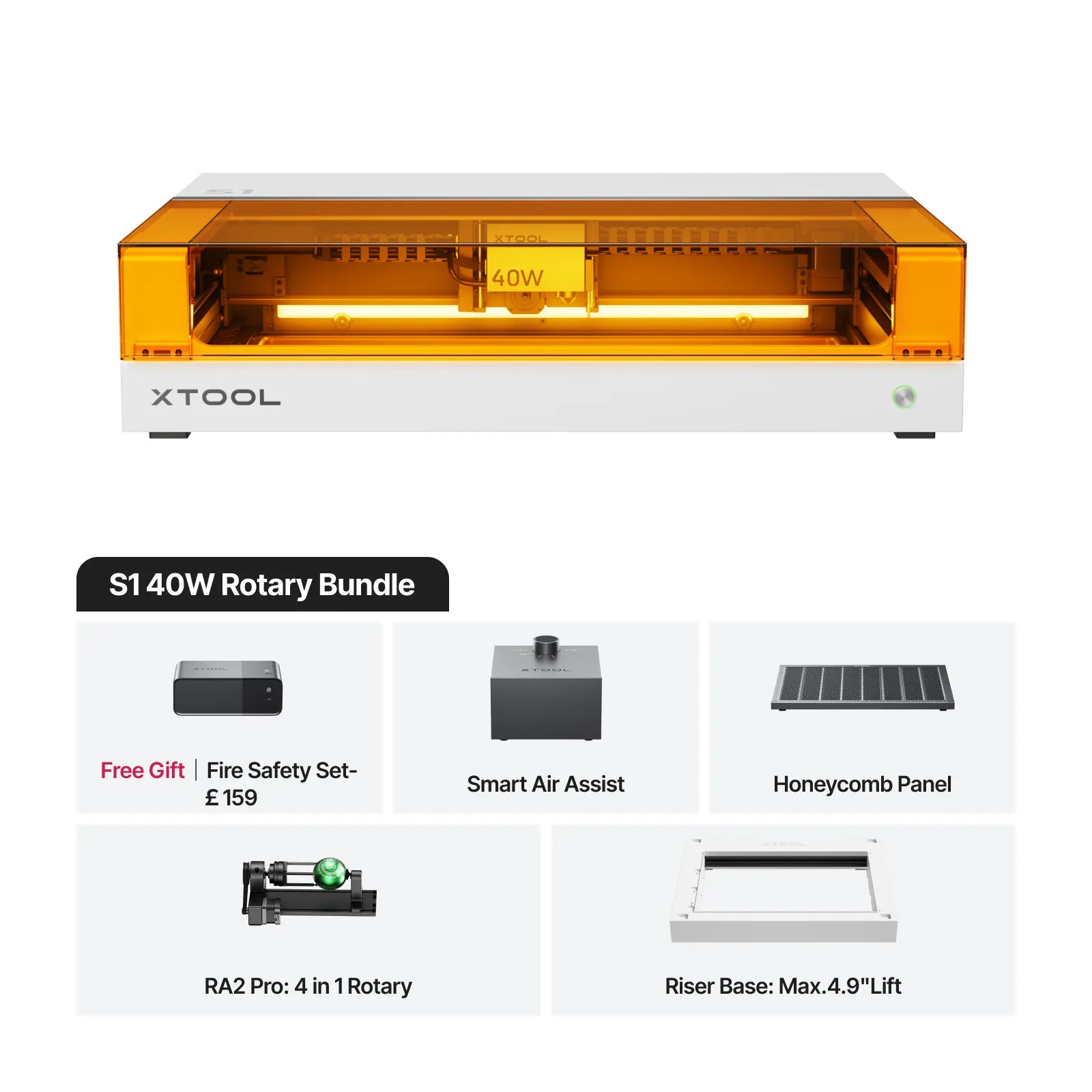 xTool S1 Enclosed Diode Laser Cutter