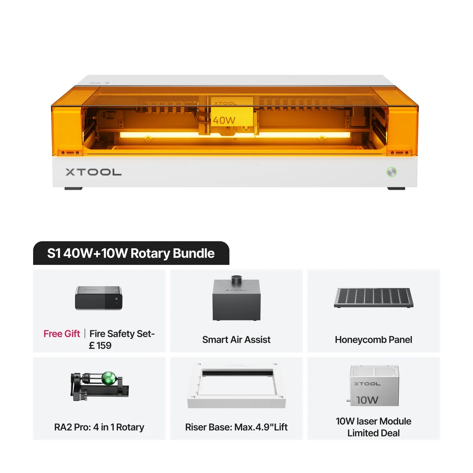 xTool S1 Enclosed Diode Laser Cutter