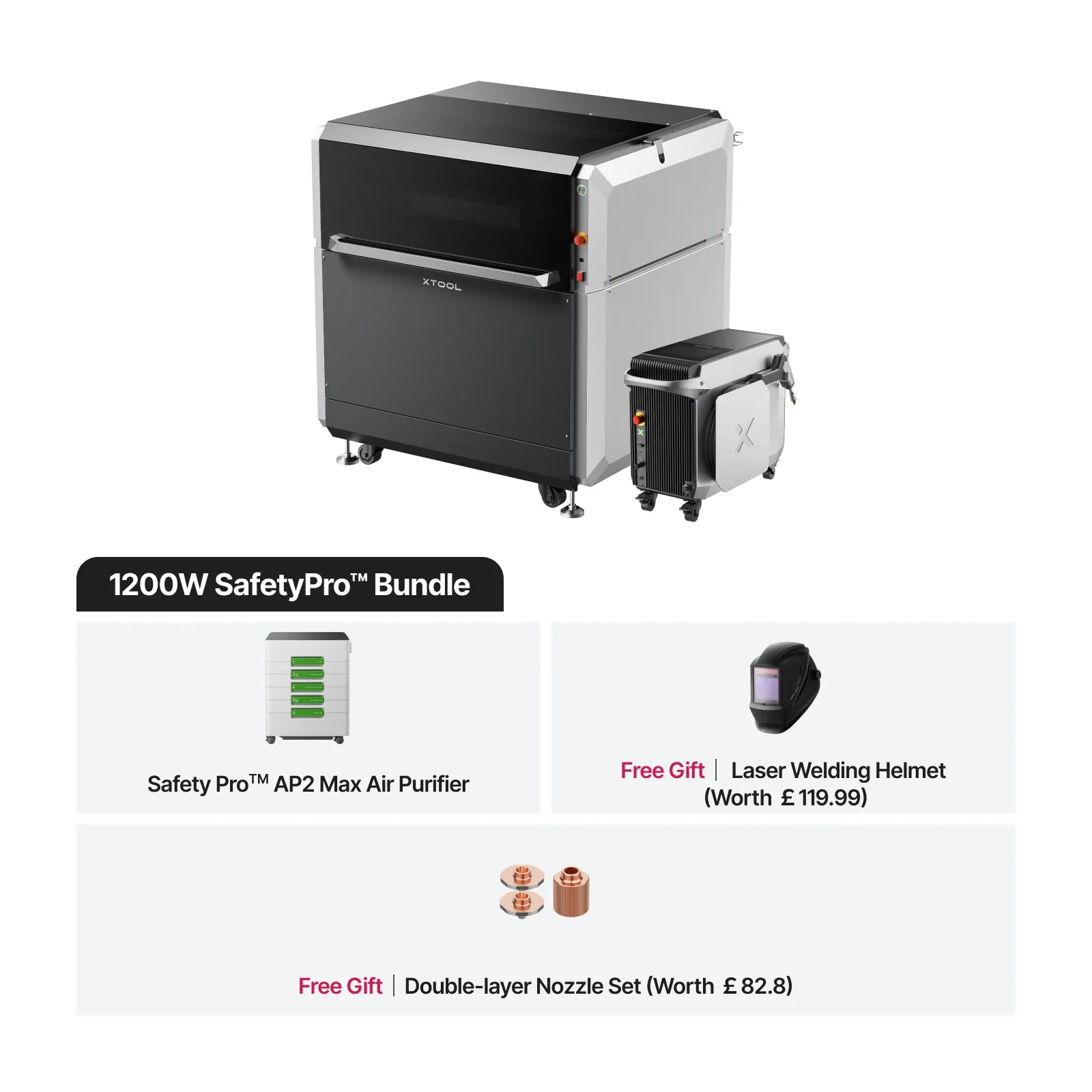 xTool MetalFab Laser Welder / CNC Cutter