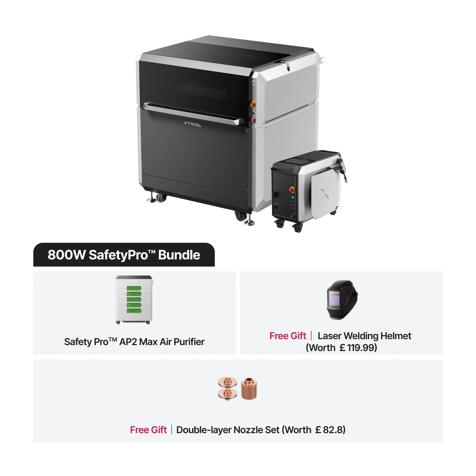 xTool MetalFab Laser Welder / CNC Cutter