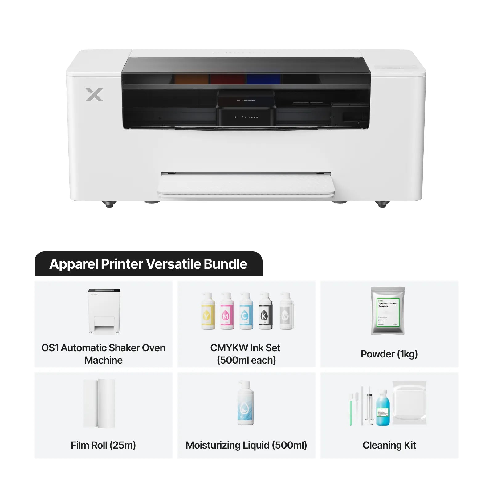 xTool Apparel Printer: One Click DTF Printer, Effortless Customization for Business