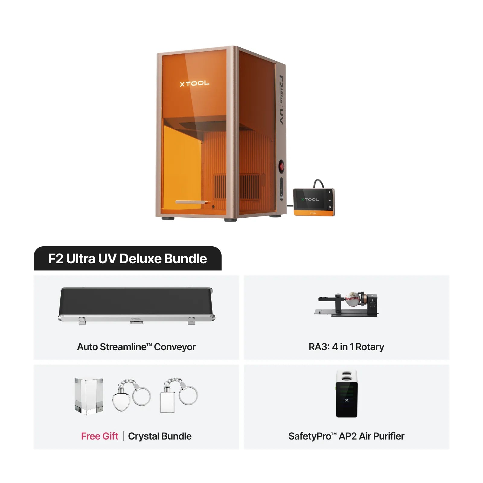 xTool F2 Ultra UV 5W UV Laser Engraver