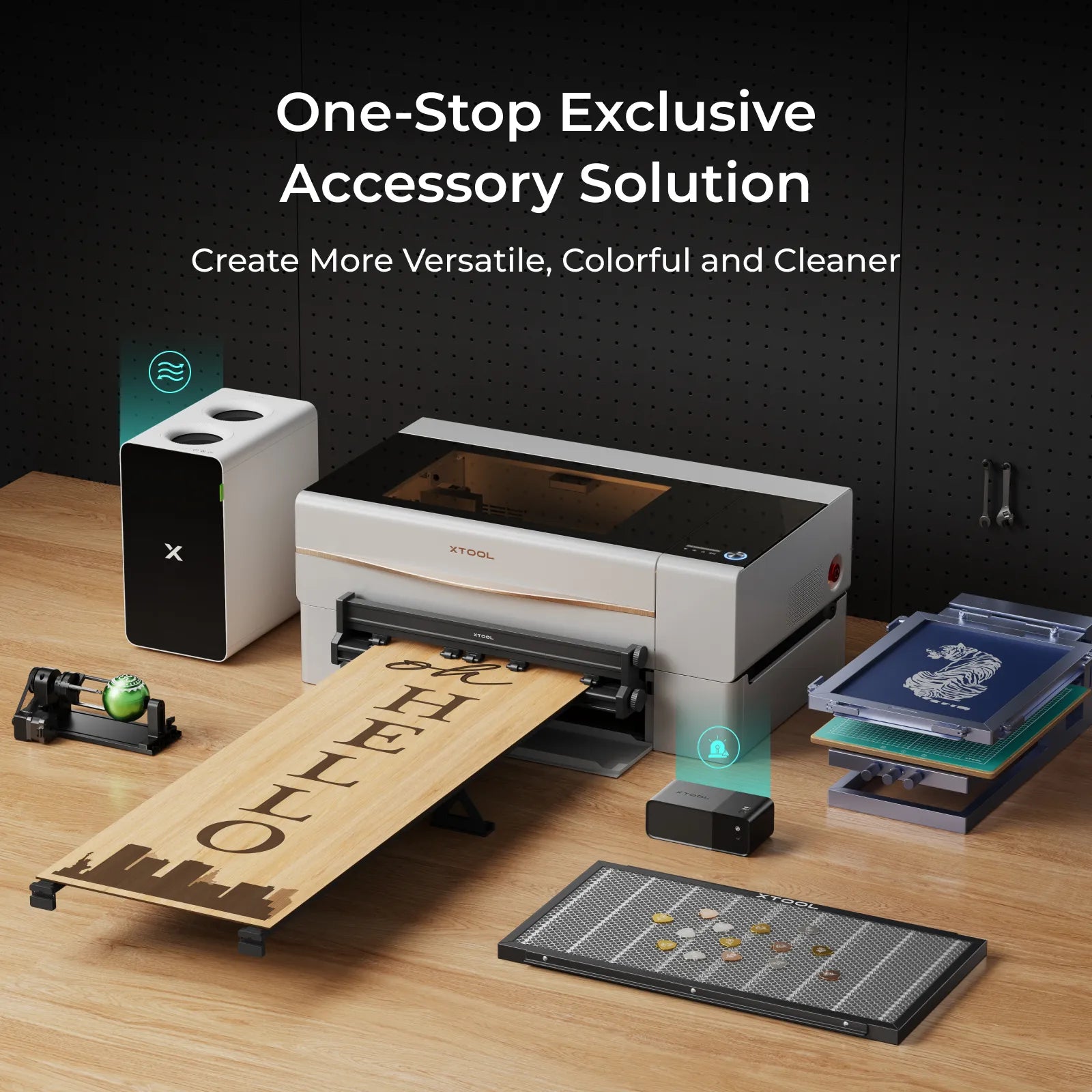 xTool P2S & P2 55W Desktop CO2 Laser Cutter